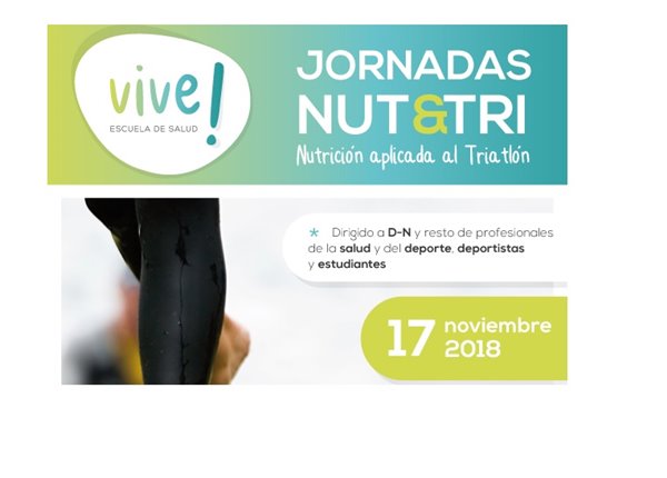 Jornada de Nutrición aplicada al triatlón. Zaragoza. 17 noviembre.